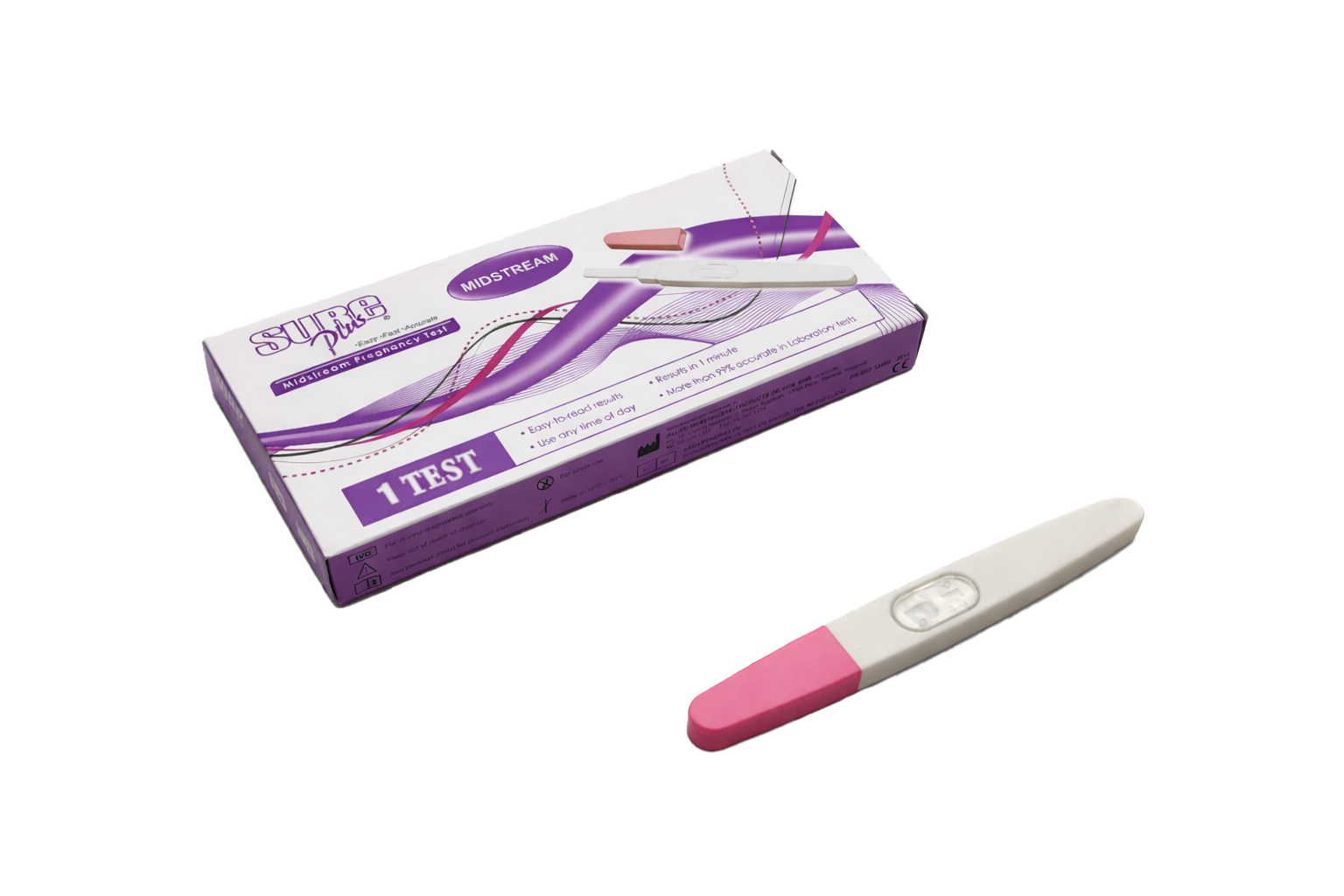 SurePlus Midstream Pregnancy Test